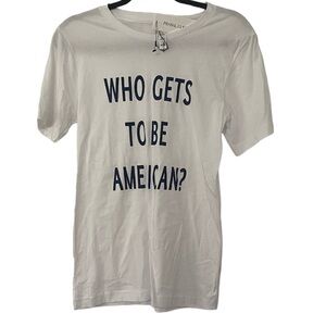 NWT Prabal Gurung White Graphic Tee